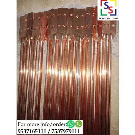 solid copper earth rods   price  india