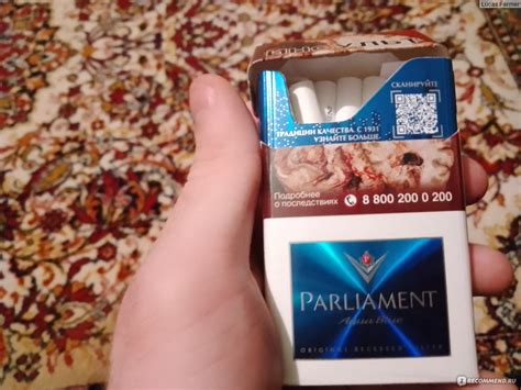Сигареты Parliament Aqua Blue - «От старого парлика ничего не осталось ...