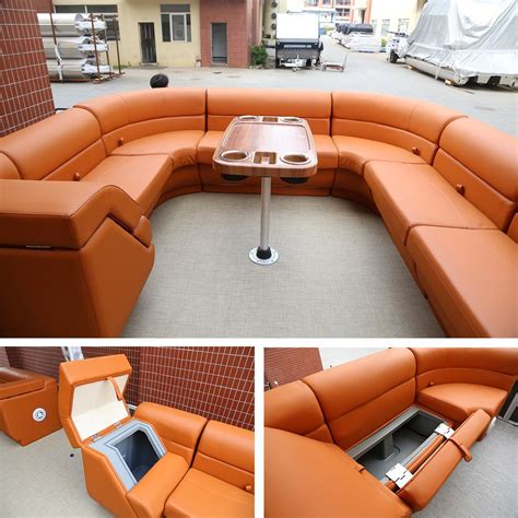 Kinocean High End Pontoon Boat with Kitchen Bathroom Toilet and Slide ...