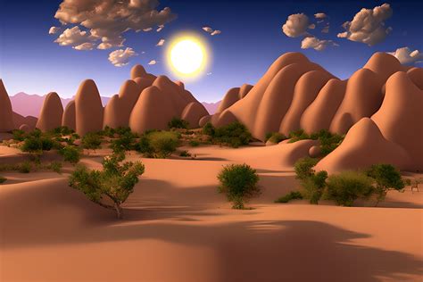 Sahara Desert Graphic by Craftable · Creative Fabrica