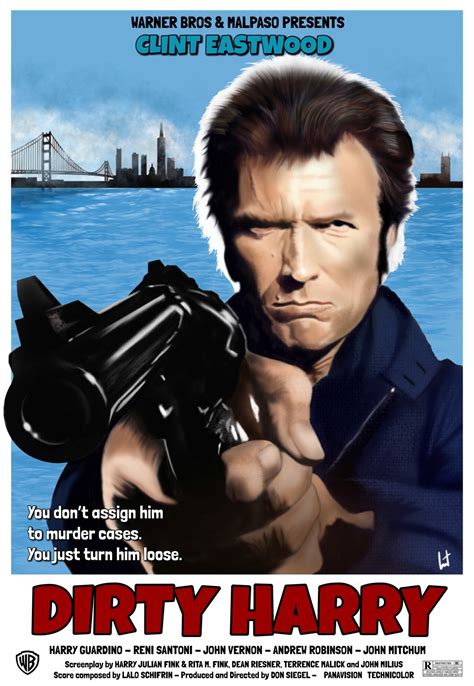 Clint Eastwood Dirty Harry Poster
