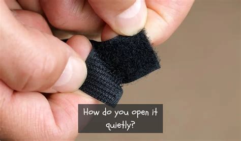 How to Open Velcro Silently - The Church Mouse