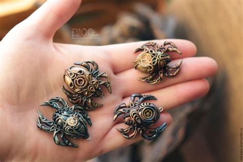 Steampunk, стимпанк брошь "Паук" в интернет-магазине на Ярмарке ...