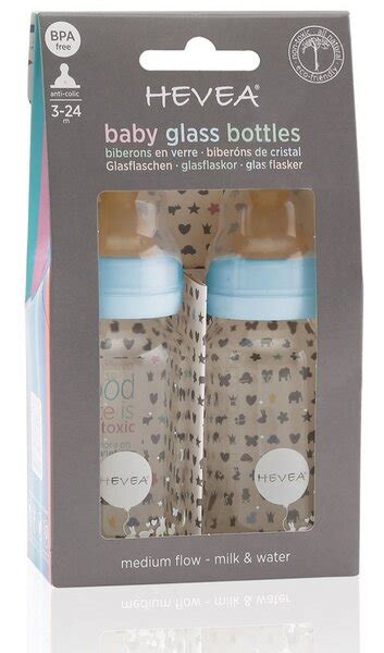 Hevea - Neu: HEVEA BABYFLÄSCHCHEN AUS GLAS (120 ML) - 2ER SET - 2 ...