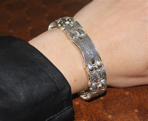 Стильный Мужской Браслет Из Серебра Cartier Серебряный Браслет для ...