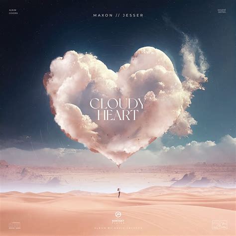 Cloudy Heart Album Cover Art - Photoshop PSD