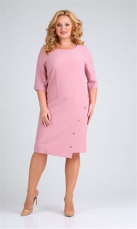 Платье Mamma Moda М-688 розовый - женская одежда из Белоруссии