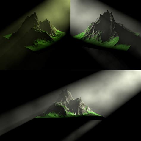 Volumetric lighting exploration on Behance