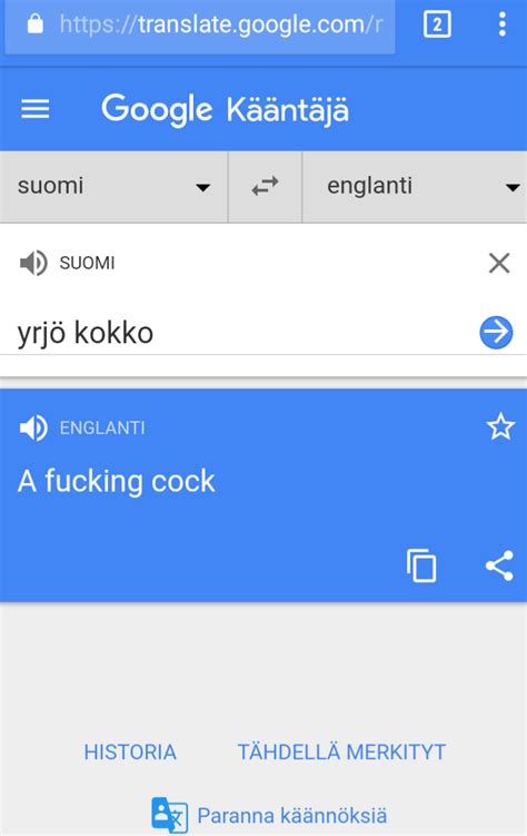 Uulan blogi: Nimikäännöksiä by Google Translate