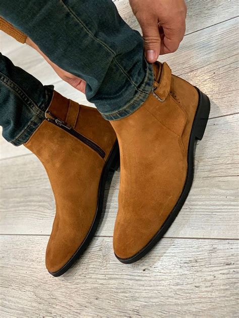 Men's Chelsea Boots - Suede Tan in 2023 | Chelsea boots men, Brown ...