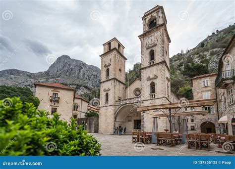 Cathedral of St Tryphon in Kotor Editorial Stock Photo - Image of ...