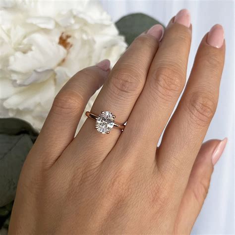 Oval Engagement Rings Solitaire