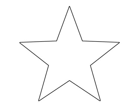 Big Star Template Kentbaby crafts i like Pinterest – Star Cut Out ...