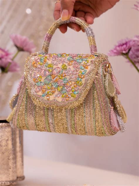 bridal purse collection clutch handbag potli bags  weddings