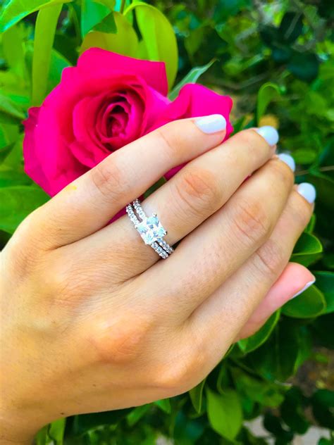 Princess cut wedding sets 60 photos - Astyledwedding.com