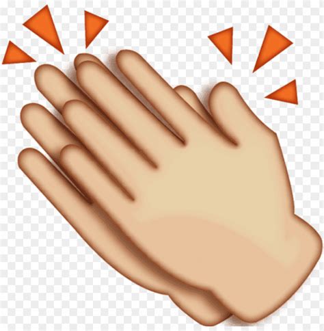 Clapping Hands Cartoon Emoji PNG | TOPpng