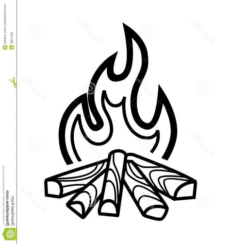 campfire black and white clipart 20 free Cliparts | Download images on ...