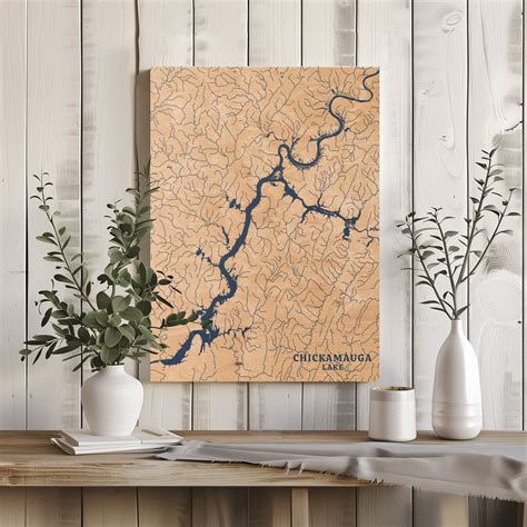 map of chickamauga lake tennessee 2