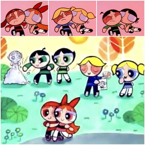 Les Powerpuff Girls Et Rowdyruff Boys Amoureux Blolssom~X~Brick
