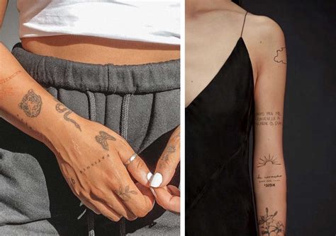 Minimalist Tattoo is The New Black - FashionActivation