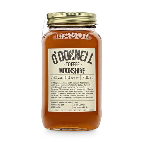 O'Donnell Moonshine Toffee 0.7L (25% Vol.) - O'Donnell - Moonshine
