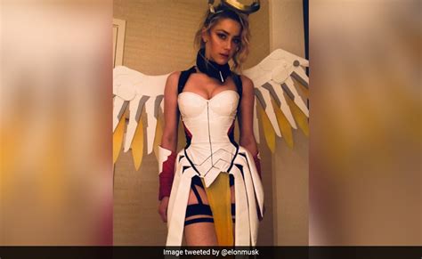 Elon Musk Shares Private Pic Of Ex Amber Heard Dressed As A Video Game ...