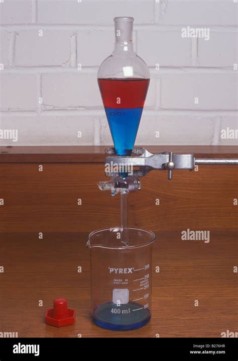 Separating Funnel Labelled Diagram