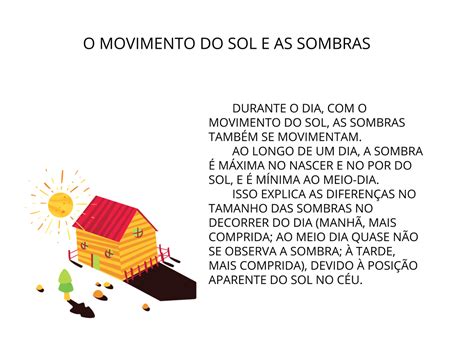 Atividade Sobre O Sol Como Fonte De Luz E Calor
