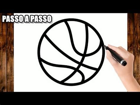 COMO DESENHAR UMA BOLA DE BASQUETE - YouTube
