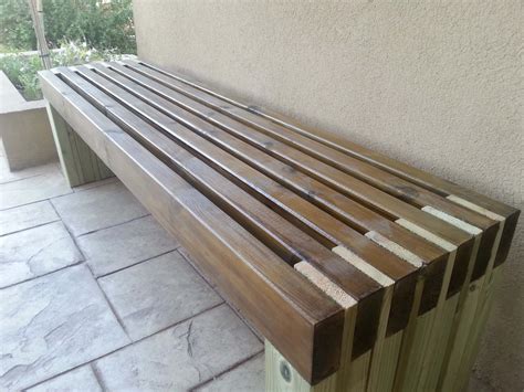 diy outdoor bench 9