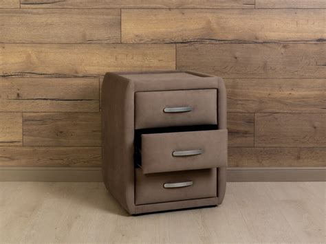 Тумба-комод с тремя ящиками рогожка брауни Comfy - купить за 14859 руб ...