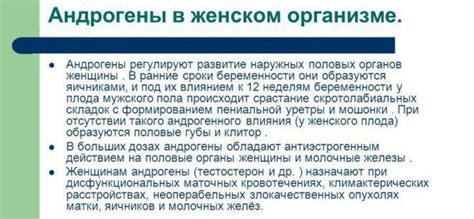 Андрогены — что это такое и их функции