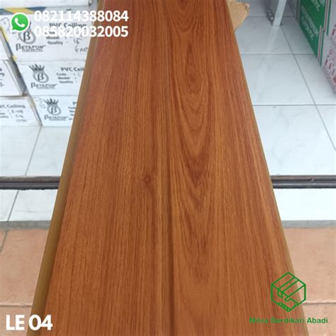 jual plafon pvc motif kayu muda premium kota depok mitra berdikari