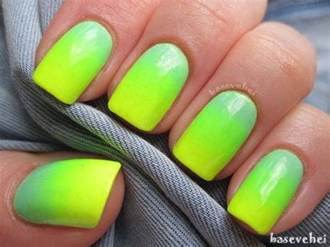 Lime Green Gradient Nails Pictures, Photos, and Images for Facebook ...