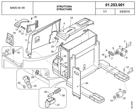 TotalParts.ru Запчасти на электроштабелер komatsu mws14f-1r | Запчасти ...