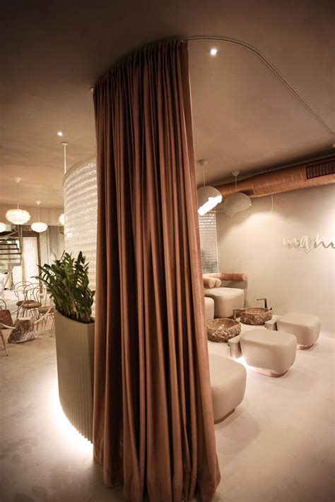 pastel pinks and massive stones fill molos group's design of a beauty ...