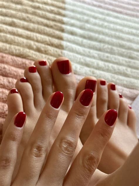 Unha Do Pé Vermelha - Unha do pé vermelha | Unhas femininas, Unhas neutras, Unhas bonitas