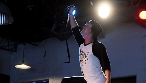 Marko Stunt wrestler climbs ladder