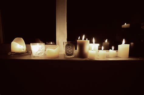 coconut — Candles in bedroom.