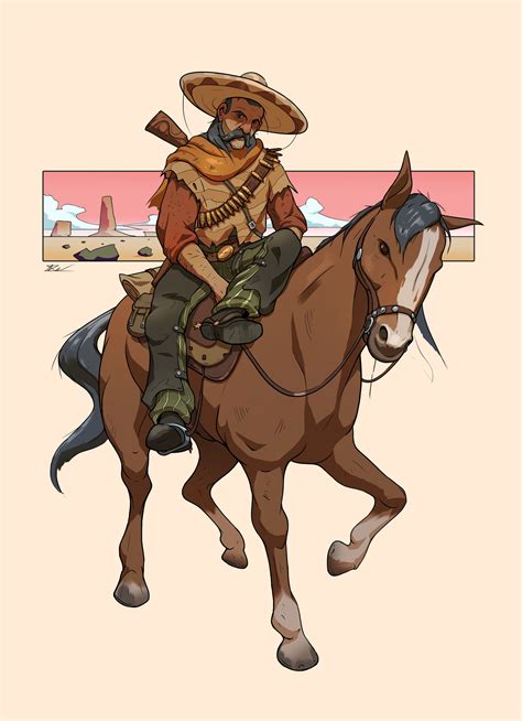 ArtStation - We love them Gunslingers & Outlaws, Niklas Wallén ...