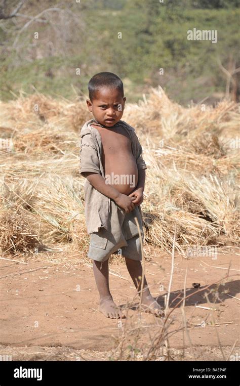 Tribal child from a village outside Poshina in Gujarat, India Stock ...