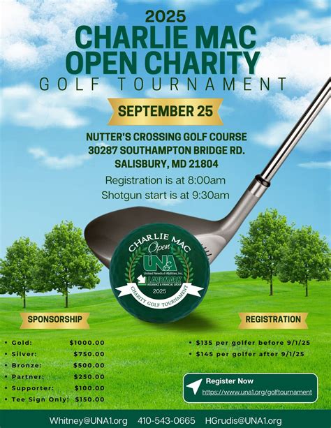 2025s Charlie Mac Open Charity Golf Tournament | Nutter's Crossing Golf