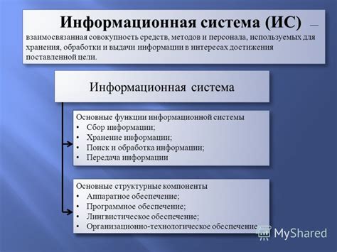 Презентация на тему: "Информационная система Информационная система ...