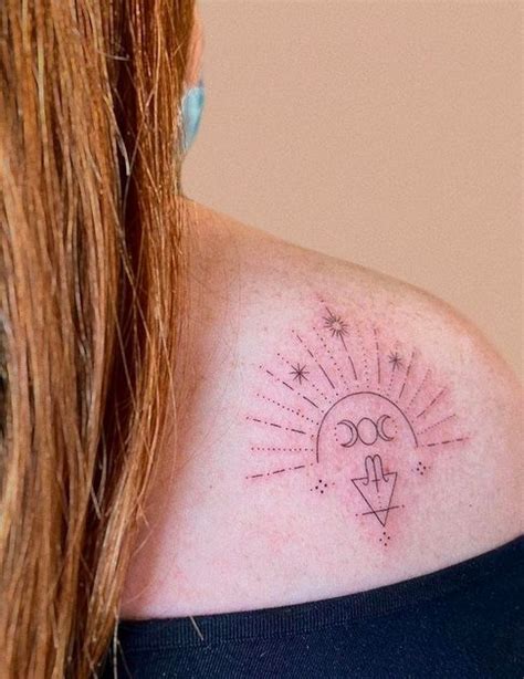 Lovely and small astrology tattoo with all different zodiac symbols you ...