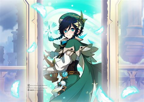 Venti - Genshin Impact - Image by Lkari Shi #3932610 - Zerochan Anime