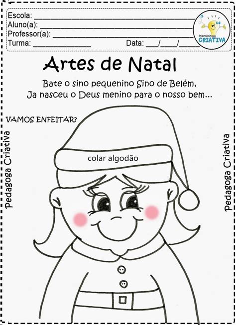 Atividades De Artes De Natal - 6