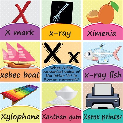X Words For Kids