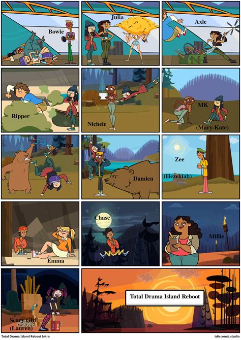 Total Drama Island Reboot Intro - Comic Studio