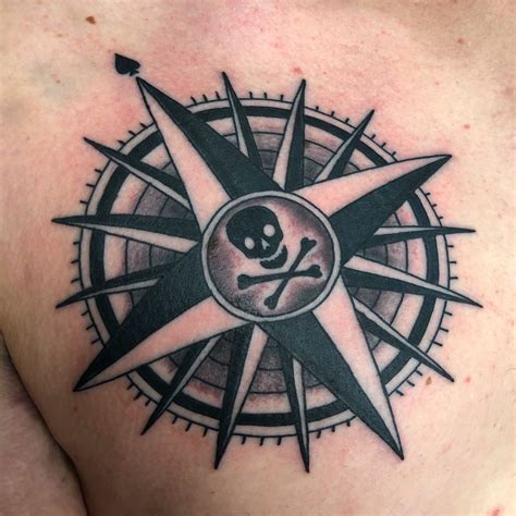 Jack Sparrow Compass Tattoo