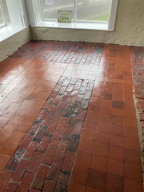 Old Tea Room Brick Floor Renovation in Royal Tunbridge Wells - South